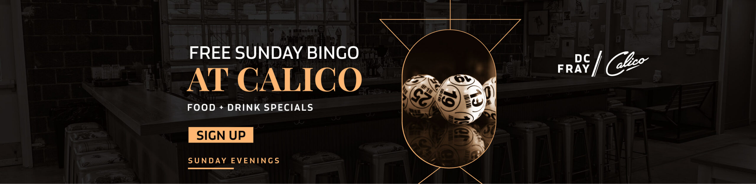 Free Sunday Bingo at Calico