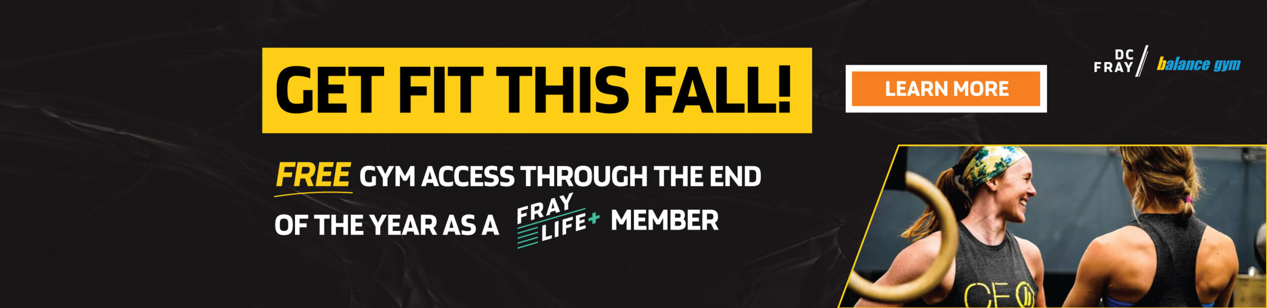 FrayLife+: FREE Balance Gym Membership Through 2024