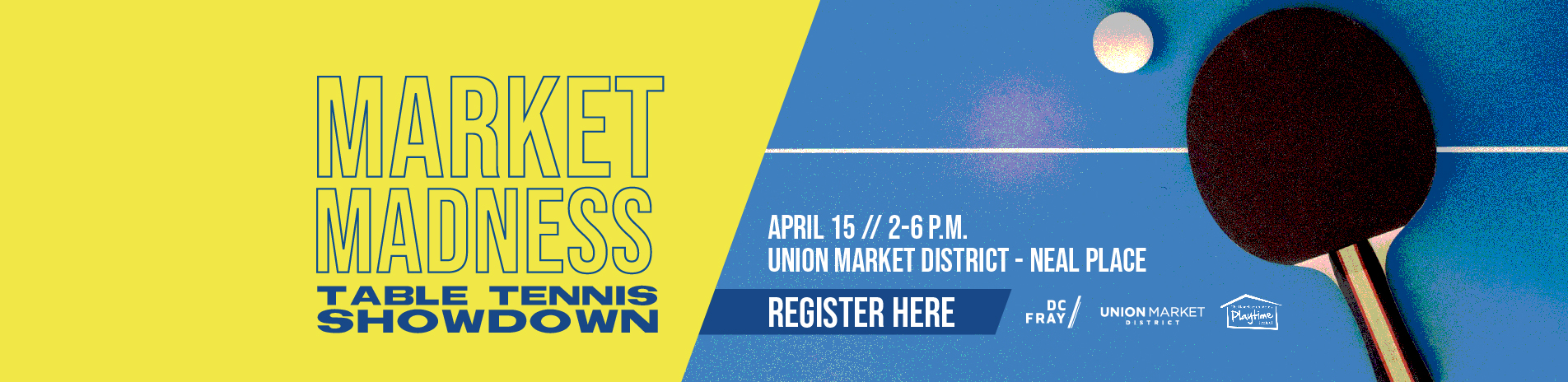 Register for Market Madness Table Tennis Showdown
