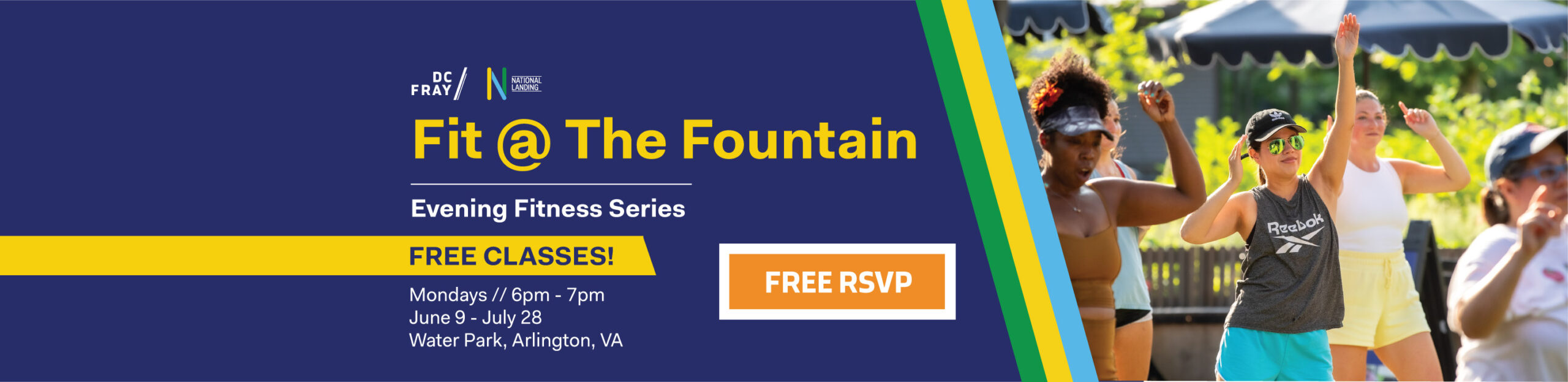 Fit @ The Fountain // Monday Evening Fitness Series - Free RSVP!