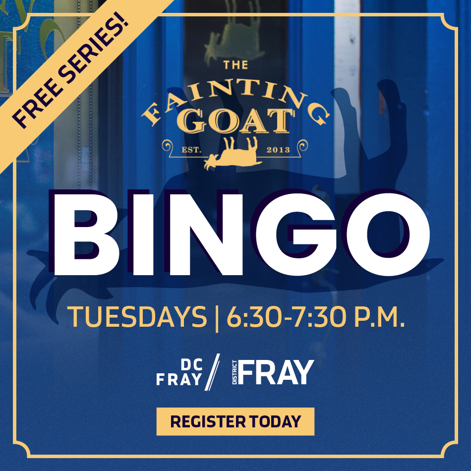 Play bingo every Tuesday at The Fainting Goat