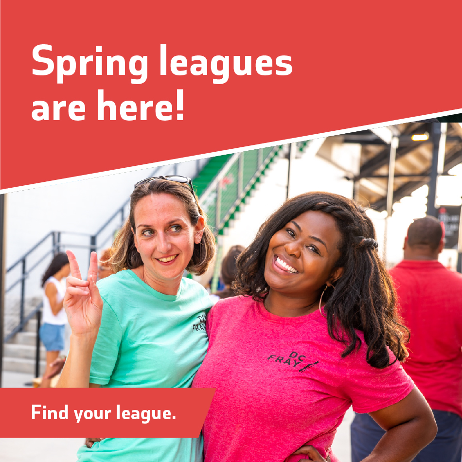 Join DC Fray spring leagues today.