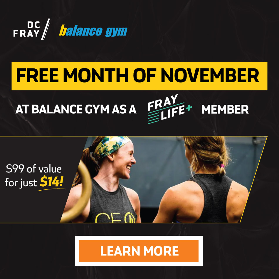 FrayLife+: FREE Month of November at Balance Gym