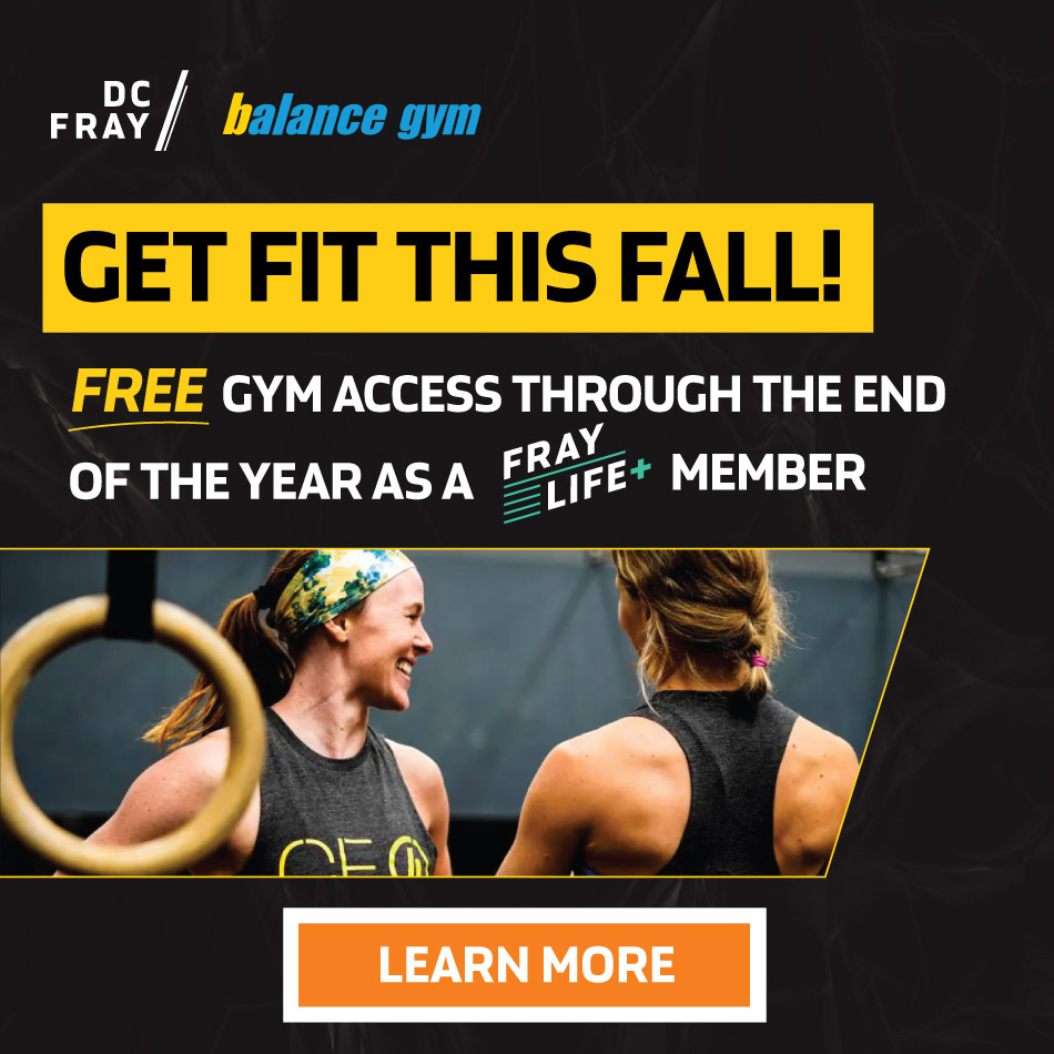 FrayLife+: FREE Balance Gym Membership Through 2024