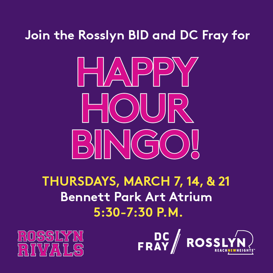 Rosslyn BID Happy Hour Bingo Series